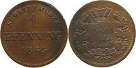 BAYERN PFENNIG Maximilian II. Joseph (1848-1864) -