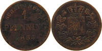 BAYERN PFENNIG Maximilian II. Joseph (1848-1864) -