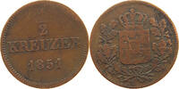 BAYERN 1/2 KREUZER Maximilian II. Joseph (1848-1864) -