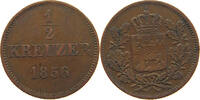 BAYERN 1/2 KREUZER Maximilian II. Joseph (1848-1864) -