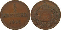 BAYERN 1/2 KREUZER Maximilian II. Joseph (1848-1864) -