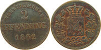 BAYERN 2 PFENNIG Maximilian II. Joseph (1848-1864) -
