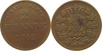BAYERN 2 PFENNIG Maximilian II. Joseph (1848-1864) -
