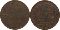 BAYERN 2 PFENNIG Maximilian II. Joseph (1848-1864) -
