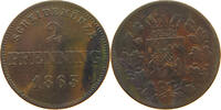 BAYERN 2 PFENNIG Maximilian II. Joseph (1848-1864) -