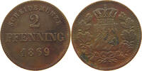 BAYERN 2 PFENNIG Ludwig II. 1864-1886 -