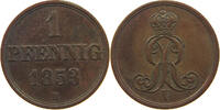 BRAUNSCHWEIG CALENBERG HANNOVER PFENNIG Georg V. 1851-1866. -