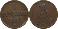 BRAUNSCHWEIG CALENBERG HANNOVER PFENNIG Georg V. 1851-1866. -