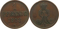 BRAUNSCHWEIG CALENBERG HANNOVER PFENNIG Georg V. 1851-1866. -