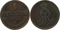 BRAUNSCHWEIG CALENBERG HANNOVER PFENNIG Georg V. 1851-1866. -