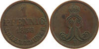 BRAUNSCHWEIG CALENBERG HANNOVER PFENNIG Georg V. 1851-1866. -