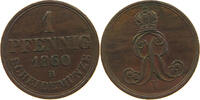BRAUNSCHWEIG CALENBERG HANNOVER PFENNIG Georg V. 1851-1866. -