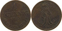 BRAUNSCHWEIG CALENBERG HANNOVER PFENNIG Georg V. 1851-1866. -