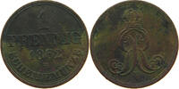 BRAUNSCHWEIG CALENBERG HANNOVER PFENNIG Georg V. 1851-1866. -