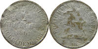 BRAUNSCHWEIG CALENBERG HANNOVER 1/2 GROSCHEN Georg V. 1851-1866. -