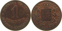 SACHSEN COBURG GOTHA PFENNIG Ernst II. (1844-1893) -