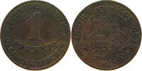 SACHSEN COBURG GOTHA PFENNIG Ernst II. 1844-1893 -