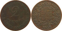 SACHSEN COBURG GOTHA 2 PFENNIG Ernst II. 1844-1893 -