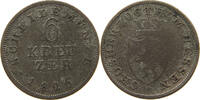 6 KREUZER 1826 HESSEN DARMSTADT Ludwig I. 1806-1830 S