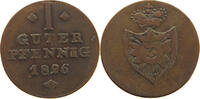SCHAUMBURG HESSEN PFENNIG Georg Wilhelm 1807-1860. -
