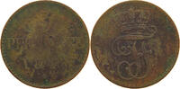 MECKLENBURG SCHWERIN 3 PFENNIG Friedrich Franz II. 1842-1883. -
