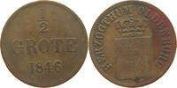 OLDENBURG 1/2 GROTE Nicolaus Friedrich Peter 1853-1900 -