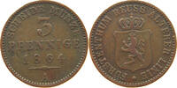 REUSS ÄLTERE LINIE 3 PFENNIG Heinrich XXII. 1859-1902 -