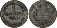 KREUZER 1831 SACHSEN MEININGEN Bernhard Erich Freund 1803-1866 S