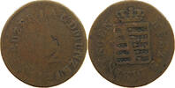 SACHSEN MEININGEN 1/2 KREUZER Bernhard Erich Freund 1821-1866 -
