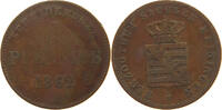 SACHSEN MEININGEN 2 PFENNIG Bernhard Erich Freund 1821-1866 -