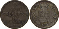 NEUGROSCHEN 1849 SACHSEN ALBERTINISCHE LINIE Friedrich August II. 1836-1854. SS