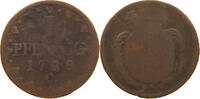 SACHSEN ALBERTINISCHE LINIE PFENNIG Friedrich August III. 1763-1806. -
