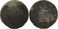 SACHSEN ALBERTINISCHE LINIE 1/2 GROSCHEN Friedrich August II. 1836-1854. -