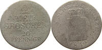 SACHSEN ALBERTINISCHE LINIE 2 NEUGROSCHEN Friedrich August II. 1836-1854. -