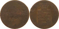 SACHSEN ALBERTINISCHE LINIE 2 PFENNIG Friedrich August II. 1836-1854. -