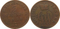 SCHAUMBURG LIPPE 3 PFENNIG Georg Wilhelm 1807-1860 -