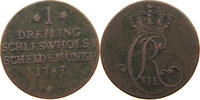 SCHLESWIG-HOLSTEIN KÖNIGLICHE LINIE DREILING Christian VII. 1766-1808 -