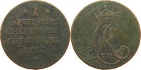 SCHLESWIG-HOLSTEIN KÖNIGLICHE LINIE SECHSLING Christian VII. 1766-1808 -
