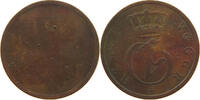 MECKLENBURG STRELITZ 3 PFENNIG Georg 1816-1860. -