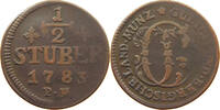 JÜLICH BERG 1/2 STÜBER Karl Theodor (1742-1799) -