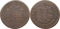 JÜLICH BERG 1/2 STÜBER Karl Theodor (1742-1799) -
