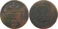 JÜLICH BERG 1/2 STÜBER Karl Theodor (1742-1799) -