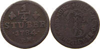 JÜLICH BERG 1/4 STÜBER Karl Theodor (1742-1799) -