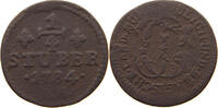 JÜLICH BERG 1/4 STÜBER Karl Theodor (1742-1799) -