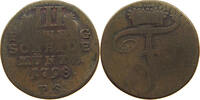 WALDECK 3 PFENNIG Karl August Friedrich 1763 - 1812 -