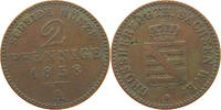 SACHSEN WEIMAR EISENACH 2 PFENNIG Karl Alexander (1853-1901) -
