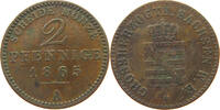 SACHSEN WEIMAR EISENACH 2 PFENNIG Karl Alexander (1853-1901) -