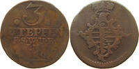 SACHSEN WEIMAR EISENACH 3 PFENNIG Anna Amalia (1758-1775) -
