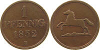 BRAUNSCHWEIG WOLFENBÜTTEL PFENNIG 1852 Wilhelm 1831-1884 SS- 9,00 EUR  zzgl. 5,99 EUR Versand