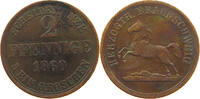 BRAUNSCHWEIG WOLFENBÜTTEL 2 PFENNIG Wilhelm 1831-1884. -